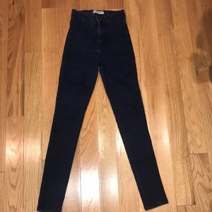 American apparel high waisted jeans